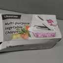 8 Blade All-in-1 Vegetable Chopper Mandoline Slicer with Container, Food Chopper, Onion Chopper, Veggie Cutter for Salad, Kitchen Gadgets Accessories Essentials, White