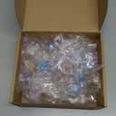 Poen 50 Pcs Stress Balls Fidget Toys Cube Toys Fidget Stress Relief Sensory Cube Balls 0.7 x 0.7 Inches for Adults Party Favors Gifts, Random Colors