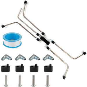 LS Coolant Crossover Steam Vent Kit Compatible with LS1 LS2 LS3 LS6 LS7 LS9 LSX Engines Complete Stainless Steel Universal Gen 3 Coolant Crossover Steam Tube Kit LS Coolant Crossover Steam Vent Kit Compatible with LS1 LS2 LS3 LS6 LS7 LS9 LSX Engines Complete Stainless Steel Universal Gen 3 Coolant Crossover Steam Tube Kit