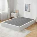 Queen Size Box Spring Bed Base 9 Inch, 3000lbs Heavy Duty Box Spring Queen Metal Mattress Foundation, Tool-Free Easy Assembly, Noise Free