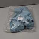 Scrub for Women Set - Cute Scrub Top & Pants with Zipper Multi Pocket, Anti Wrinkle, Slim Fit (Small, Light Blue)