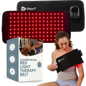 Lifepro Red Light Therapy Belt  Infrared Red Light Therapy for Body, Back and Shoulder with Triple Chip LEDs, Allevared Belt with 660nm & 850nm Wavelengths  for Daily Comfort & Wellness Support
