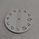 cicininc 12 Inch Wall Clock - Wooden Silent Wall Clocks Battery Operated Non Ticking, Modern Simple Clock for Bathroom, Office, Bedroom, Home, Kitchen, Living Room(12"-White)
