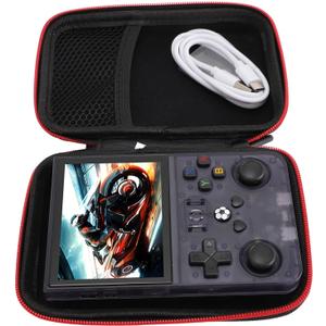 KIMISS Handheld Game Console with 4000mAh Battery - Retro Gaming Console with 3.5" Screen, Dual 3D Sticks, 60+ Emulators for Home and Travel (64GB)