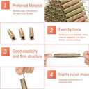 Tudomro Trampoline Springs Replacement - Heavy Duty Stainless Steel Weather Resistant Metal Trampoline Pulling Tool Accessories (5.5", Gold)