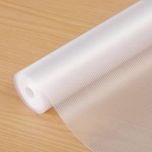 Shelf Liners 24 inch x 20 ft Shelf Liners for Kitchen cabinets nonstick Shelf Lining Drawer Mats EVA Protector for Cupboard (Clear Ribbed)