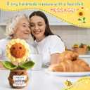 3 x Funny Retirement Gifts for Women Mom Coworker Teacher  Mothers Day Gift  Mini Positive Sunflower Crochet A Wise Woman Once Said  Leaving, Farewell, Going Away Gifts for Friends, Employee (Yellow)