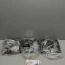 9MMML Black Pendant Lights Kitchen Island Set of 3, Farmhouse Hanging Lamp with 62'' Height Adjustable Cord, Small Wood Ceiling Pendant Light Fixture for Dining Room, Entryway, Foyer