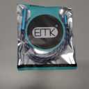 EMK 1/4 to 3.5mm Adapter, 1/4" Female to 1/8" Male Stereo Audio Adapter for Speaker,Amplifiers, Guitar, Home Theater Devices, Laptop, Headphones (6.6FT/2M)