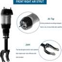 Front Right Air Suspension Strut w ADS Compatible with Mercedes-Benz W166 ML350 ML400 ML550 ML63 AMG 2012-2015, X166 GLE350 GLE400 GL450 GL550 2013-2019 Replace OE# 1663200400 1663201413