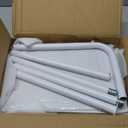 Metal Coat Rack, Stable Coat Tree with Rock Base, Garment Rack Suitable for Bedroom, Hallway, Entrance, Office, 70.8 Inches High, White