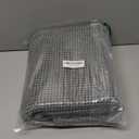 EARTHALL Woven Runner Rug 2x8 Ft Washable Runners for Hallways Cotton Non Slip Rubber Backed Kitchen Runner Braided Indoor Floor Carpet for Entryway, Hallway, Kitchen, Bedroom, Dark Gray