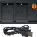 DSTE LP-E17 Battery Charger Compatible with Canon LP-E17 Battery and EOS Rebel T7i, T6i, T6s, SL3, SL2, 77D, 9000D, 8000D, 800D, 760D, 750D, 200D, M6, M5, M3, Kiss X8i DSLR Cameras & More