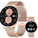 7.9MM Ultra-Thin Smart Watches for Women, 1.43" AMOLED Display Fitness Tracker with Bluetooth Make/Answer Call, Heart Rate/Blood Pressure/Sleep Monitor, 100+ Sports Modes Smartwatch for Android iPhone