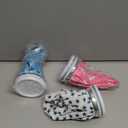 Honoson 4 Pack Reusable Ice Pack and Hot Water Bag for Adults, Cold and Hot Use for Injuries, Pain Relief, Wisdom Teeth, Breastfeeding, Tired Eyes, 5.5 Inches(Stylish Style)