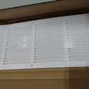 24x8 Steel Return Air Grille, HVAC Vent Cover, 0.7cm Overall Depth, 24''Wx8''H [Duct Opening]