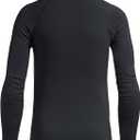 baleaf Boys Thermal Compression Shirts Youth Long Sleeve Fleece Base Layer Soccer Football Cold Gear (Black, XS)