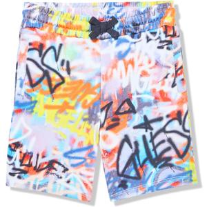 GUESS Boys' Eco All Over Print Active Short (4T)