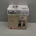 BELLA 12 Cup Programmable Coffee Maker, Reusable Dishwasher Safe Accessories, Easy LCD display, Auto Shutoff, 900 watt, Oatmilk