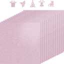 BEISHIDA 12x12inch Glitter Cardstock, Pink Glitter Paper for Crafts, Graduation Grad Cap Decoration, 250GSM Premium Sparkly Scrapbook Paper for Cricut, Card Making, DIY Art Projects(15 Sheets)
