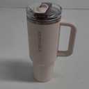 STANLEY Quencher ProTour Flip Straw Tumbler with Leakproof Lid | Built-In Straw & Handle | Cupholder Compatible for Travel | Insulated Stainless Steel Cup | BPA-Free (40 Ounces, Rose Quartz)