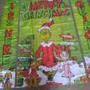 Green Christmas Grinch Tapestry