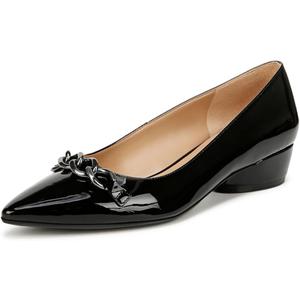 Naturalizer Women's Becca Ballet Flat (6, Black Patent)