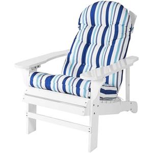 Enipate Weather Resistant Adirondack Chair Cushions High Back Rocking Chair Cushion Indoor Outdoor Patio Tufted Thicken Lounge Cushion Seat Pad
