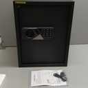 3.0 Cuft Fireproof Safe for Home Use, Digital Home Safes Fireproof Waterproof with Programmable Keypad, Backup Keys and Alarm System, Anti-Theft Home Security Safe Box for Document Money Medicines