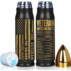 Veteran Gifts  Veteran Tumbler, Tumbler for Veterans, Army, Navy, Air Force, Marine Corps  Christmas, Xmas Birthday, Veterans Day Gift for Men, Him