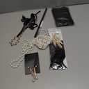 Maitys 1920s Accessories Set for Women Flapper Costume Feather Headband Necklace Bracelet Earrings