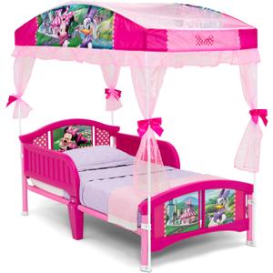 Delta Children Canopy Toddler Bed, Minnie Mouse