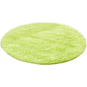Super Soft Area Rugs Shaggy Carpet for Bedroom Living Room Dining Room Kids Room Bedside Home Decor 1 feet Round,Lime Green