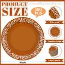 Yungyan 100 Pcs Cielito Lindo Plates Platos De Barro Mexicanos Paper Plates Baby Shower Cielito Lindo Party Supplies 9 Inch Mexican Plate Terracotta Clay Pottery Cinco De Mayo Wedding Party Decoration
