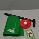 Golf Valentines Day Gifts - Toilet Golf Game Set - Toilet Golf Bathroom Game for Adults, White Elephant Gift for Brothers - Ideal Christmas or Birthday Golf Gifts for Men Women (Pure Green)