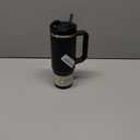 STANLEY Quencher H2.0 Tumbler with Handle and Straw 30 oz | Flowstate 3-Position Lid | Cup Holder Compatible for Travel | Insulated Stainless Steel Cup | BPA-Free | Black 2.0