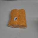 Orange Chunky Yarn for Hand Knitting Blanket 4.4Lb, Soft Chenille Yarn for Crocheting, Bulky Fluffy Yarn for Knitting, Plush Thick Jumbo Crochet Yarn, 4 Big Pack, 1.1Lb Each Skein