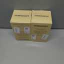 2 x Protective Case Compatible with Have A Seat Figure-Clear PVC Portable Storage Box with Keychain, Dustproof Scratch-Resistant Collector Display Compatible with Sitting Series (Figure Not Included)