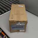 Mbillion 4Gal/15L Open top Trash Can with Removable Inner Bucket Small Waste Basket Stainless Steel Metal Trash Can for Bathroom Office,Brushed Black