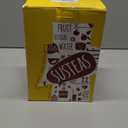 SUSTEAS Rotary Cheese Grater with Handle - Vegetable Shredder with 5 Well-designed Blades & Strong Suction Base, Round Mandoline Slicer & Food Chopper for Kitchen, with Blade Storage Box, (Yellow)