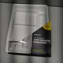 madesmart 24-Compartment Junk Drawer Organizer with Sliding Top Tray, Multi-Purpose Storage for Kitchen, Office & Bathroom Drawers, White