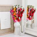 RECUTMS Hanging Plants Flowers for Outdoor Silk Bougainvillea (Mixed Color, Bougainvillea 12 Bundles)