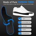 Mortons Extension Orthotic,Recovery Carbon Fiber Insole, 1Piece, Very Rigid Foot Support Insert for Morton's Toe, Turf Toe, Arthritis, Hallux Rigidus, Broken Big Toe and Forefoot Pain, 235mm, Womens 7.5-8 / Mens 6.5-7 1PC