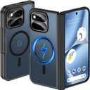 OWKEY Magnetic for Google Pixel 11 Pro Fold Case Fit for MagSafe, Black