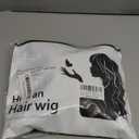 Bob Bangs Human Hair Wig Silky Straight Glueless Wigs Human Hair 150% Density Machine Made Wigs for Women 12Inch