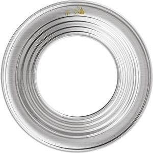 Prime Home Direct Stainless Steel Steamer Ring | Fits 7 to 12 Inch Bamboo Steamer Basket | Steaming Ring for Asian Chinese Wok, Food, Dumpling, Dim Sum, Steam Pot Accessories Metal Cooking Rim Adapter