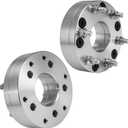 PHILTOP 5x4.75 to 6x5.5 Wheel Adapters,2" Lug Centric Wheel Adapters Change Bolts Pattern fit for for S10, Blazer, Camaro, Firebird, Jimmy, Monte Carlo, Thread Pitch M12x1.5 Hub Bore 74mm - 2Pcs (Silver)