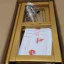 Metal Arch Backdrop Stand, Gold Curved Top Wedding Arch Set of 2 (7.5FT/6.2FT) Wedding Arches Frames for Ceremony, Baby Shower,Birthday Party, Anniversary Graduation Decorations