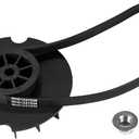 WH03X32218 Washer Motor Pulley & WH01X27538 Belt & Nut Set Compatible with GE Hotpoint, Replacement Part WH07X24695 WH39X27601 WH49X25378 AP7034989 PS16619249 EAP16619249