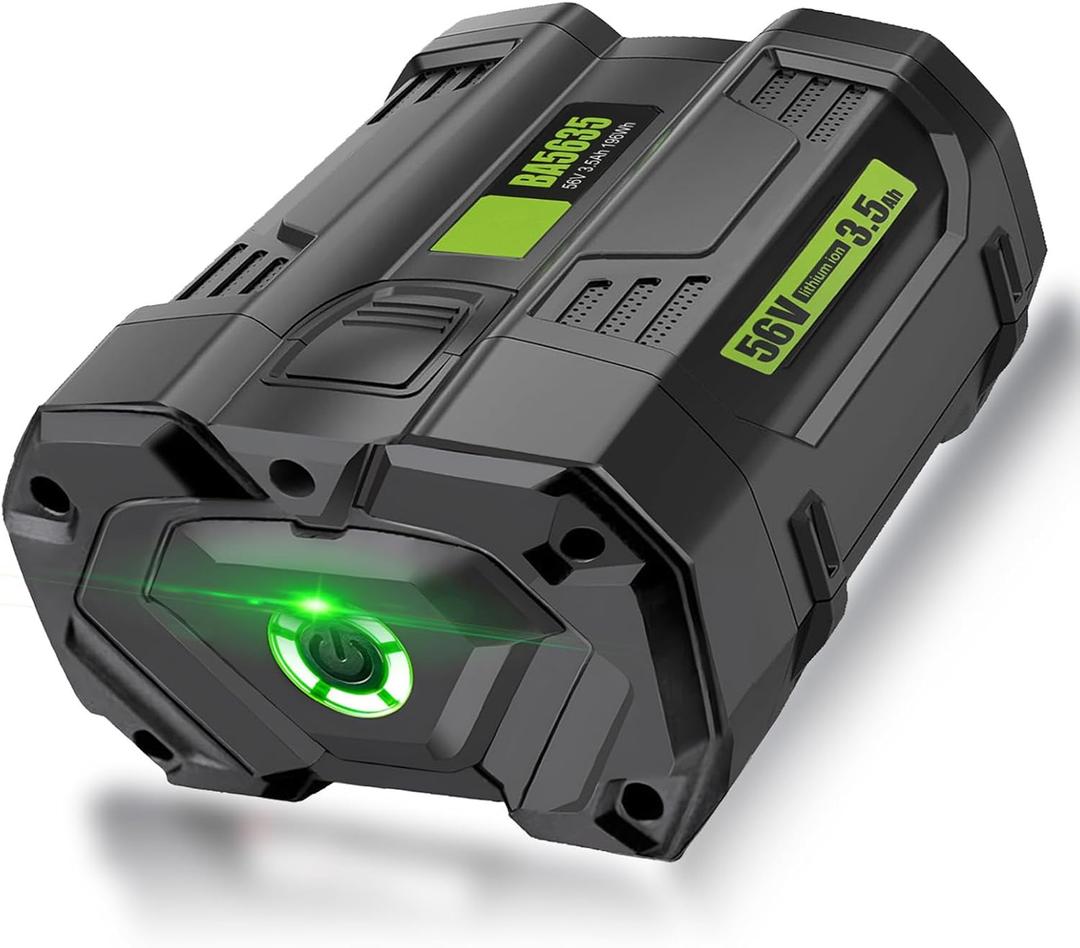 56V 3.5Ah Replacement battery for EGO 56-Volt Lithium Ion Battery BA1400 BA2800 BA2800T BA4200 BA4200T BA1400T BA5600T Compatible with All EGO 56V Power Tools LB6504 LB6500 CS1604 HTA2000 PH1400